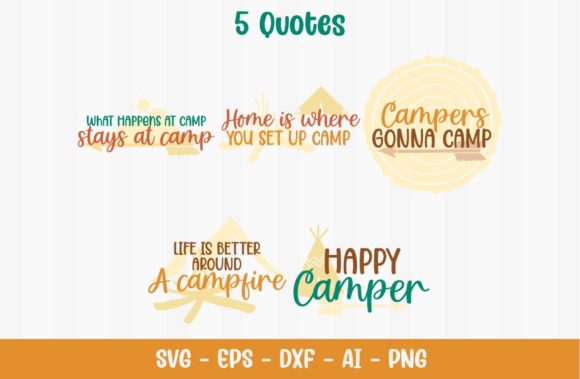 Nature Camping Quotes: A Designer’s Review for Embroidery