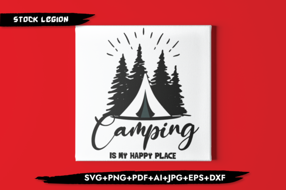 Review: Camping is My Happy Place Design