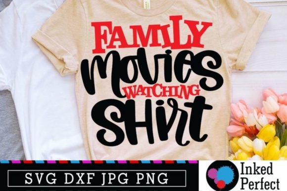 Review: Family Movies Watching Night Shirt Design