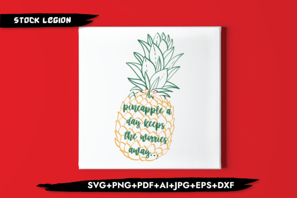 Review: Pineapple a Day Keeps Worries Away Design