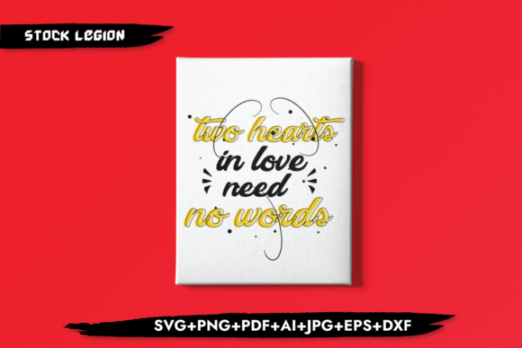 Review: Two Hearts in Love Need No Words Design
