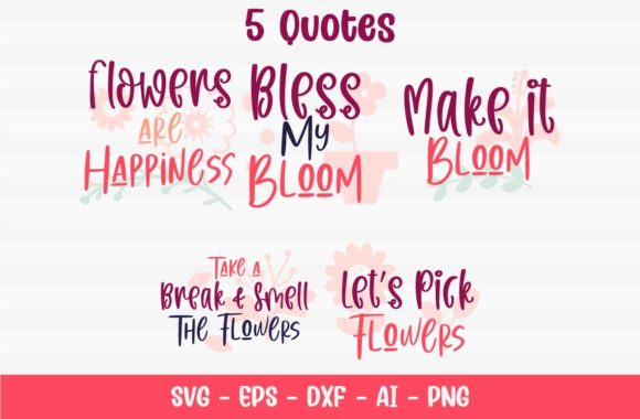 Reviewing Green Flower Quotes for Spring Embroidery